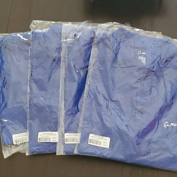 The Boeing Company Jacquard Golf Shirts - Picture 4 of 4